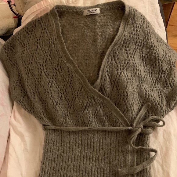 Stamina Sweaters - envelope cardigan